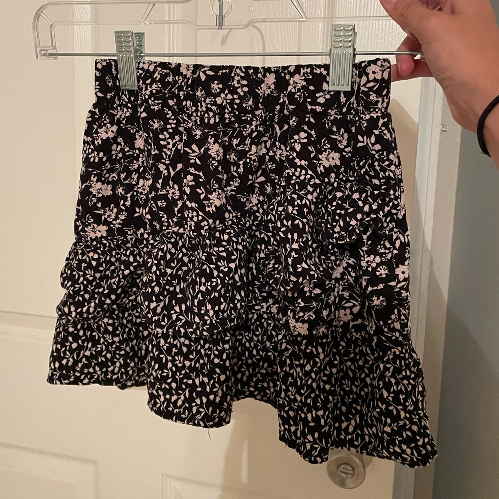 Target-Art Class floral, ruffle skirt.